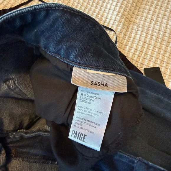 PAIGE Sasha Wide Leg Jeans - Picture 6 of 9
